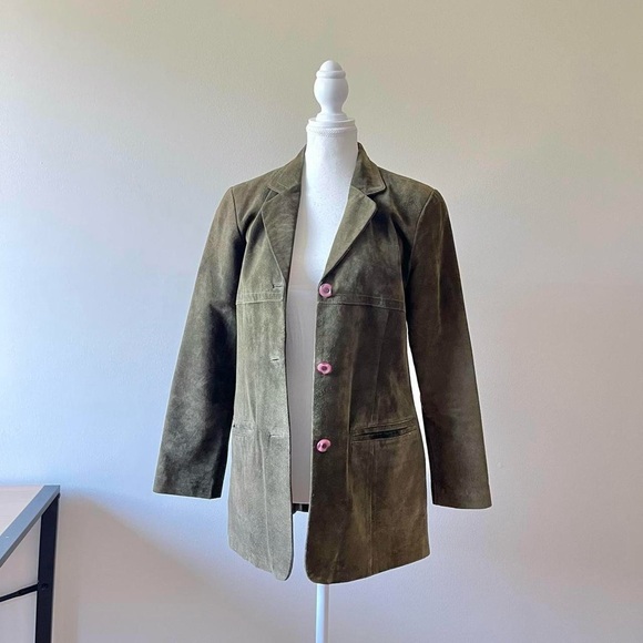 VINTAGE SUEDE BLAZER - Picture 3 of 5